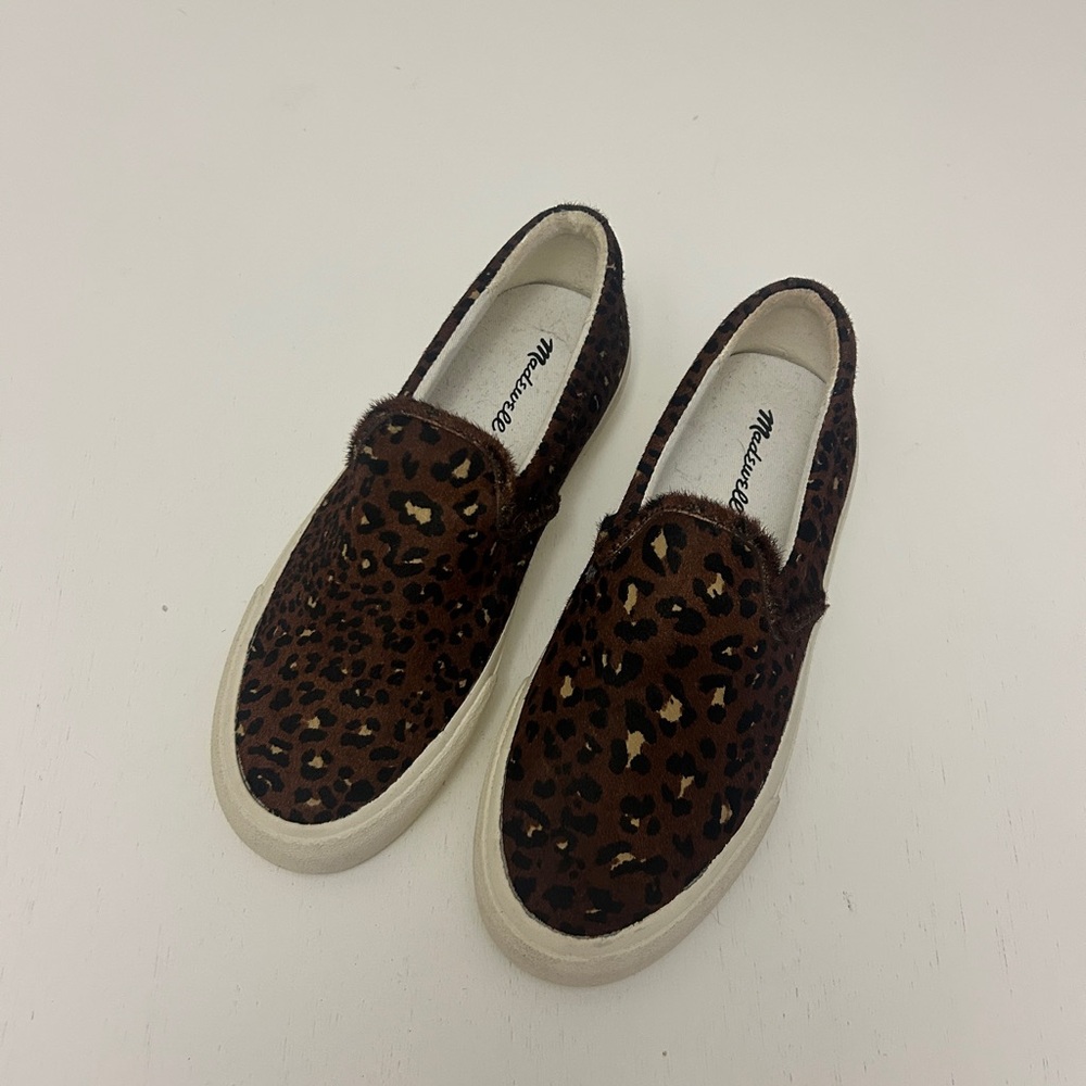 Madewell Animal Print Slip-On Shoes